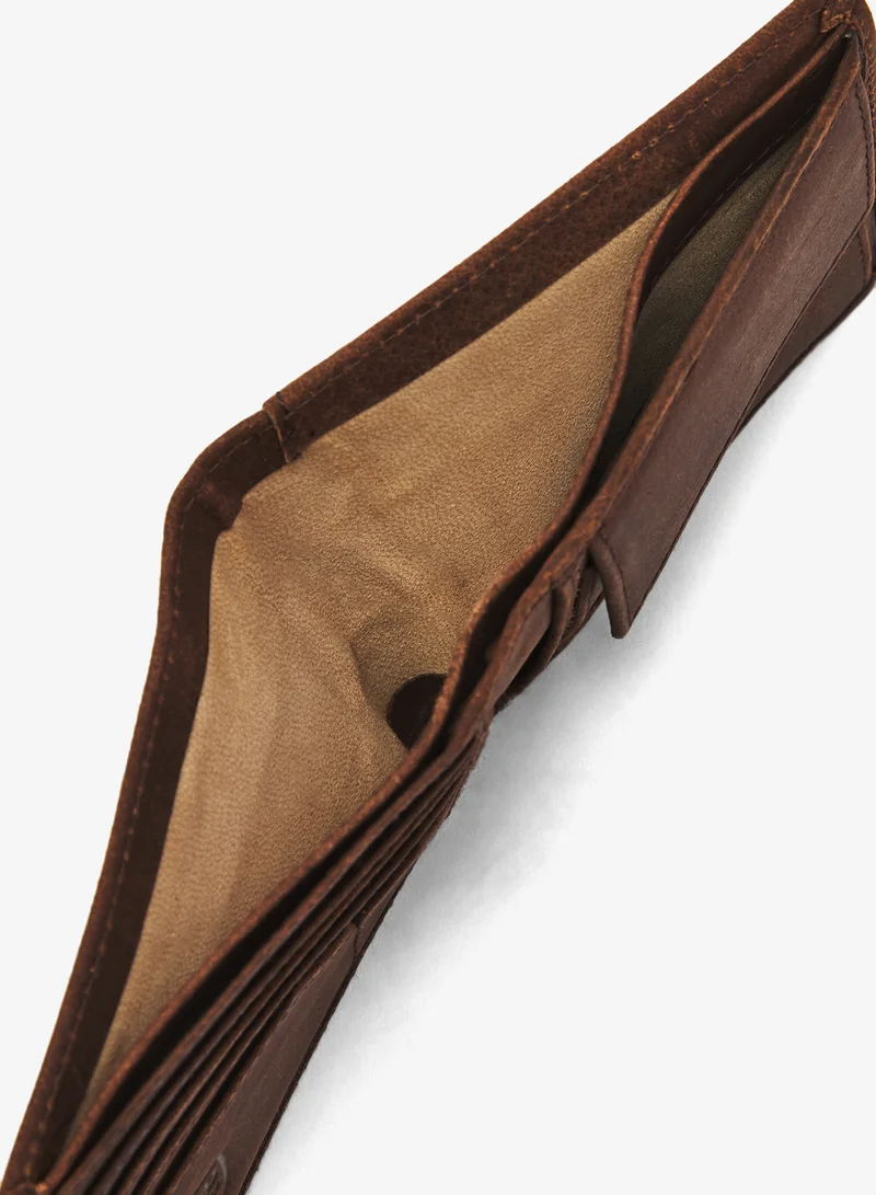 Robert Wood  Genuine Leather Textured Bi Fold Wallet for Men | Best Price UAE